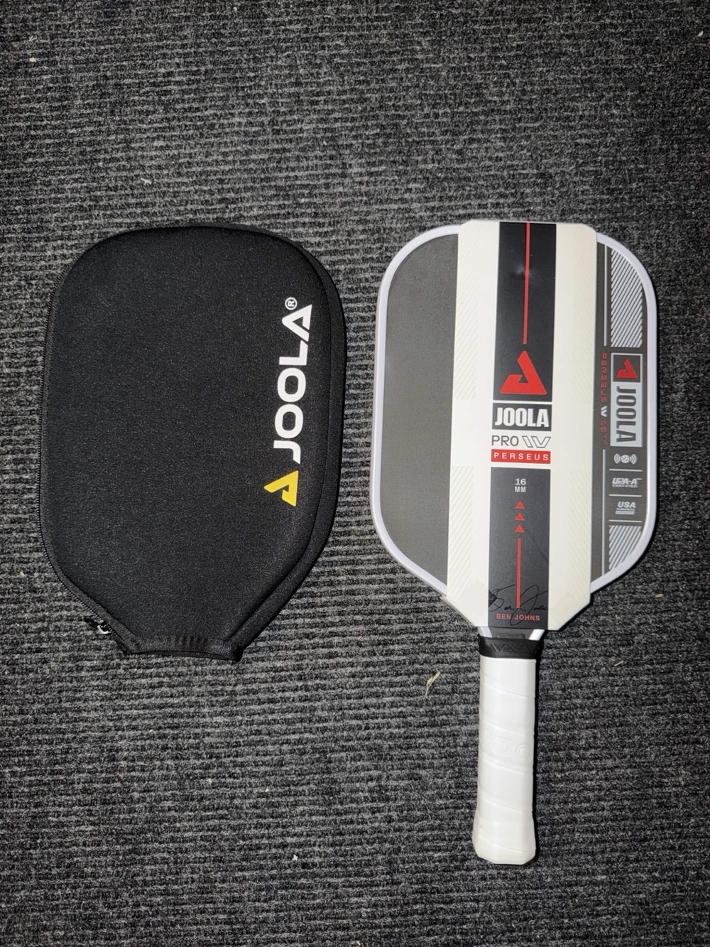 Joola Ben Johns Perseus Pro IV 16mm Pickleball Paddle W/ NFC scan